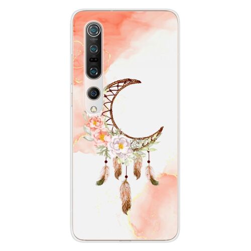 Coque En Silicone - Compatible Xiaomi Mi 10, Xiaomi Mi 10 Pro - Design Dreamcatcher Lune