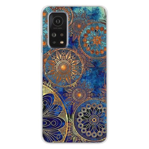 Coque En Silicone - Compatible Xiaomi Mi 10t, Xiaomi Mi 10t Pro - Design Mandalla Bleu
