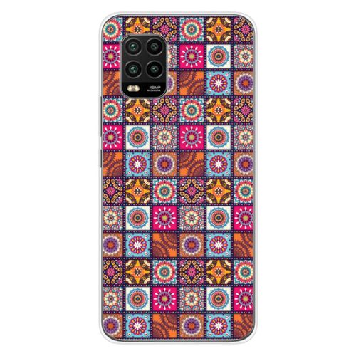 Coque En Silicone - Compatible Xiaomi Mi 10 Lite - Design Patchwork Mandala