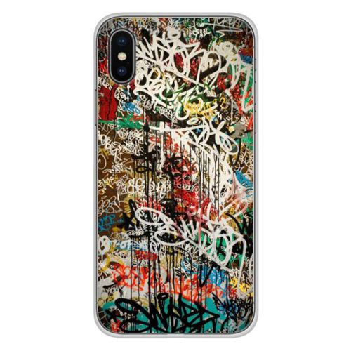 Coque En Silicone - Compatible Apple Iphone X, Apple Iphone Xs - Design Graffiti 1