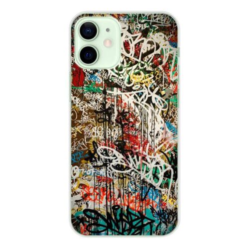 Coque En Silicone - Compatible Apple Iphone 12 Mini - Design Graffiti 1