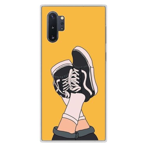 Coque En Silicone - Compatible Samsung Galaxy Note 10 Plus - Design Sneakers
