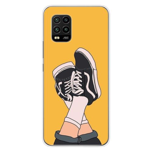 Coque En Silicone - Compatible Xiaomi Mi 10 Lite - Design Sneakers