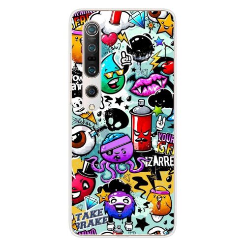 Coque En Silicone - Compatible Xiaomi Mi 10, Xiaomi Mi 10 Pro - Design Graffiti 2