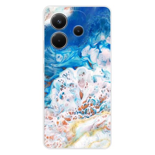 Coque En Silicone - Compatible Xiaomi Redmi Note 14 4g - Design Marbre Ocean