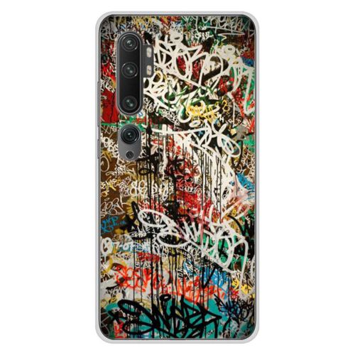 Coque En Silicone - Compatible Xiaomi Mi Note 10, Xiaomi Mi Note 10 Pro - Design Graffiti 1
