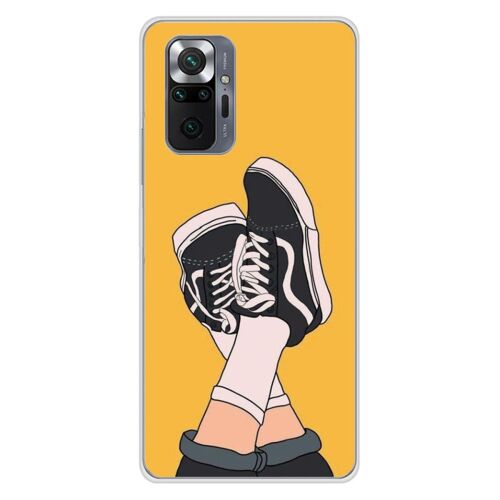 Coque En Silicone - Compatible Xiaomi Redmi Note 10 Pro - Design Sneakers
