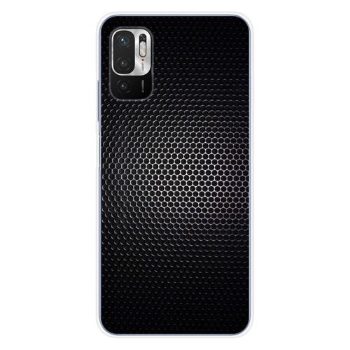 Coque En Silicone - Compatible Xiaomi Redmi Note 10 5g - Design Dark Metal
