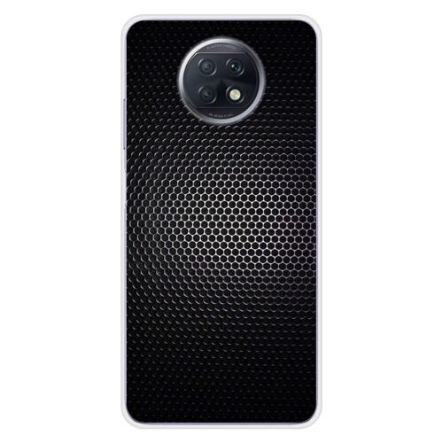 Coque En Silicone - Compatible Xiaomi Redmi Note 9t 5g - Design Dark Metal