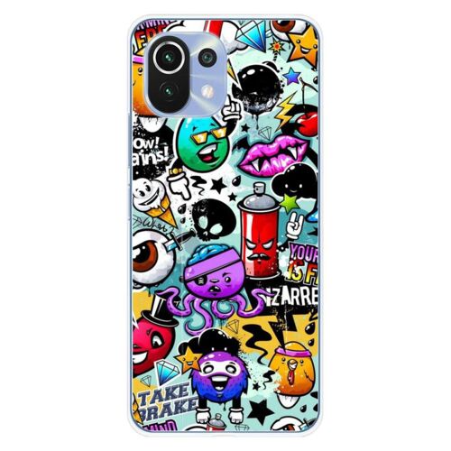 Coque En Silicone - Compatible Xiaomi Mi 11 - Design Graffiti 2