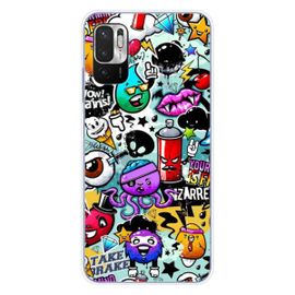 Coque En Silicone - Compatible Xiaomi Redmi Note 10 5g - Design Graffiti 2