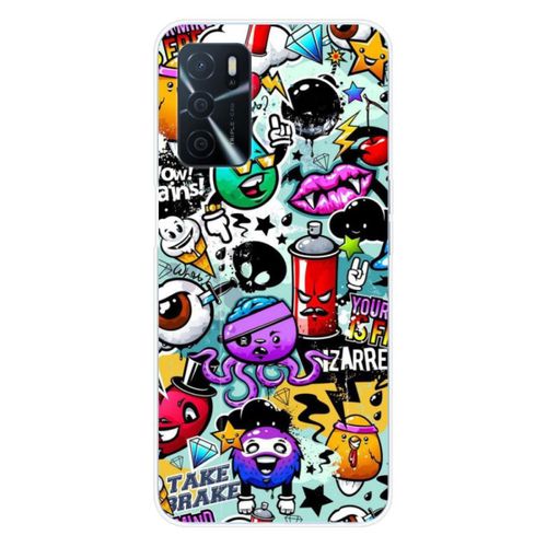 Coque En Silicone - Compatible Oppo A16 - Design Graffiti 2