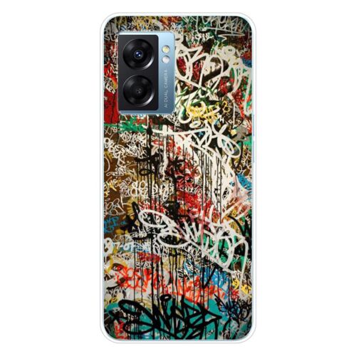 Coque En Silicone - Compatible Oppo A77 5g, Oppo A57 4g, Oppo A57 5g - Design Graffiti 1