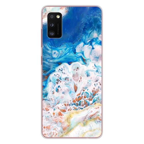 Coque En Silicone - Compatible Samsung Galaxy A31 - Design Marbre Ocean