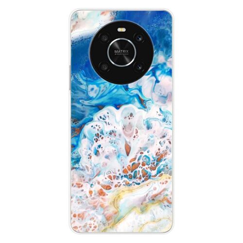 Coque En Silicone - Compatible Huawei Honor X9 4g - Design Marbre Ocean