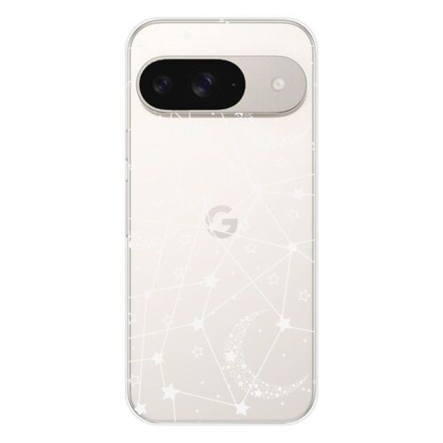 Coque En Silicone - Compatible Google Pixel 9 - Design Lignes Etoilees
