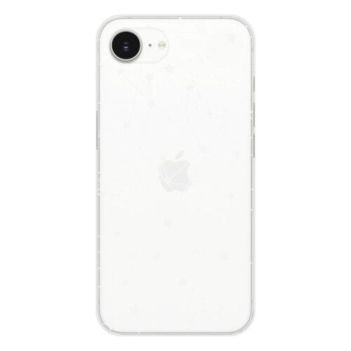 Coque en silicone - Compatible Apple iPhone 16e - design lignes etoilees