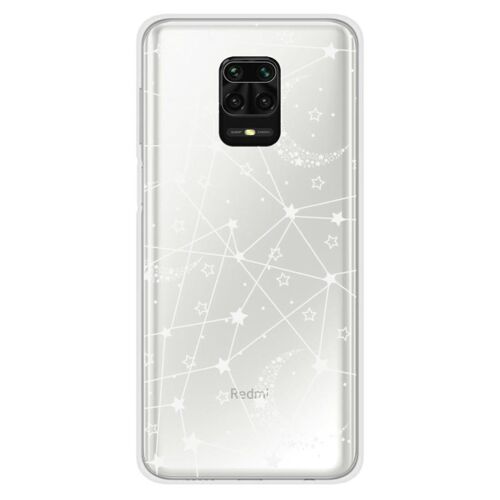 Coque En Silicone - Compatible Xiaomi Redmi Note 9s - Design Lignes Etoilees