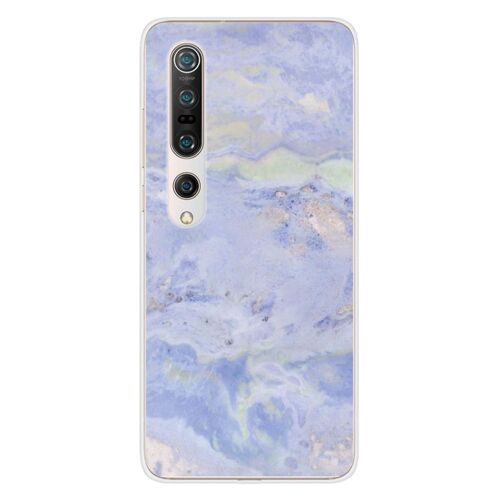 Coque En Silicone - Compatible Xiaomi Mi 10, Xiaomi Mi 10 Pro - Design Marbre Bleu