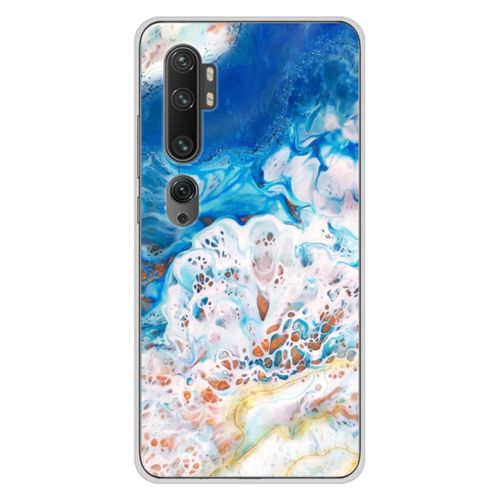 Coque En Silicone - Compatible Xiaomi Mi Note 10, Xiaomi Mi Note 10 Pro - Design Marbre Ocean