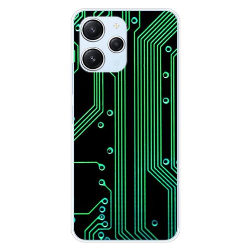 Coque En Silicone - Compatible Xiaomi Redmi 12 4g, Xiaomi Redmi 12 5g - Design Texture Circuit Geek