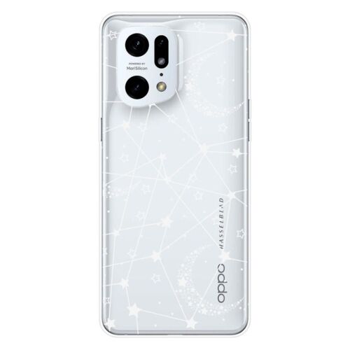 Coque En Silicone - Compatible Oppo Find X5 Pro - Design Lignes Etoilees