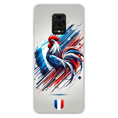 Coque En Silicone - Compatible Xiaomi Redmi Note 9 Pro - Design Coq Francais