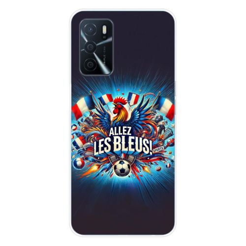 Coque En Silicone - Compatible Oppo A16 - Design Allez Les Bleus