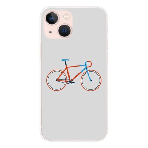 Coque En Silicone - Compatible Apple Iphone 13 Mini - Design Bike Color Hipster
