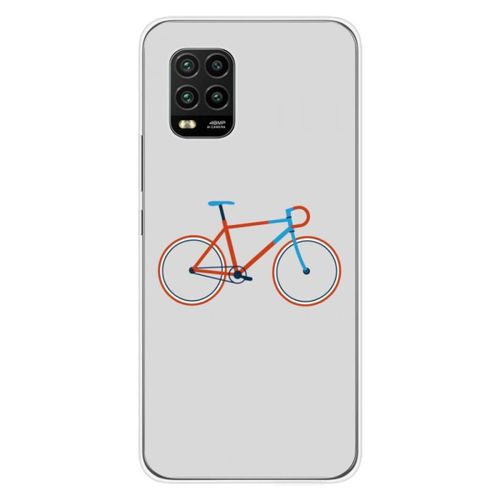 Coque En Silicone - Compatible Xiaomi Mi 10 Lite - Design Bike Color Hipster