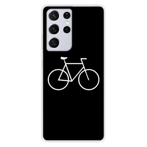 Coque En Silicone - Compatible Samsung Galaxy S21 Ultra - Design Bike Hipster