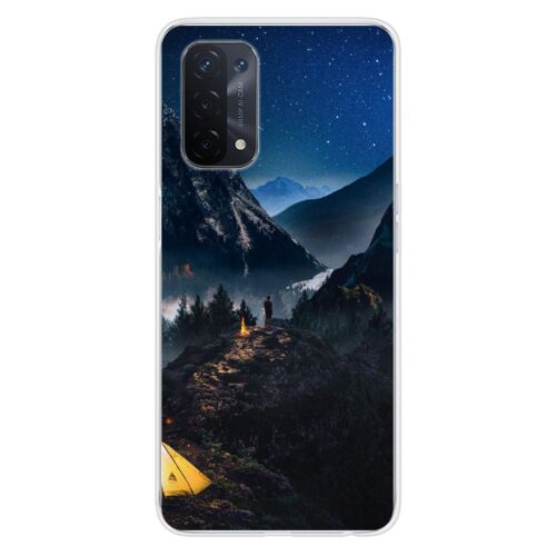 Coque En Silicone - Compatible Oppo A74 5g - Design Seul En Montagne