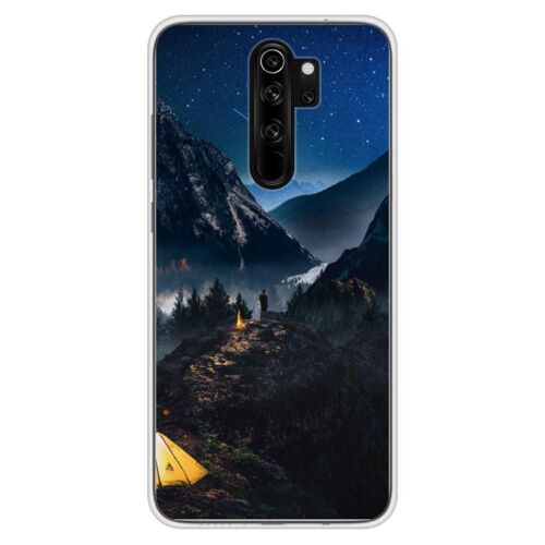 Coque En Silicone - Compatible Xiaomi Redmi Note 8 Pro - Design Seul En Montagne