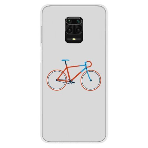 Coque En Silicone - Compatible Xiaomi Redmi Note 9s - Design Bike Color Hipster