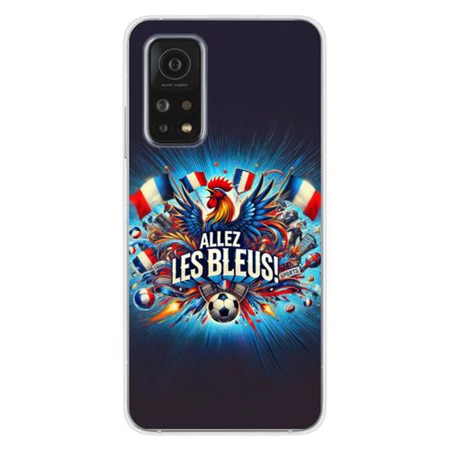 Coque En Silicone - Compatible Xiaomi Mi 10t, Xiaomi Mi 10t Pro - Design Allez Les Bleus