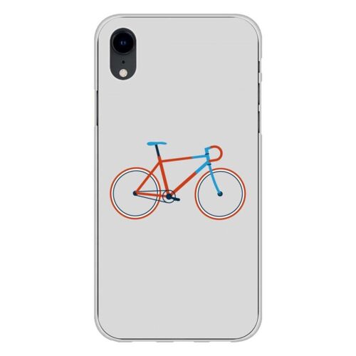 Coque En Silicone - Compatible Apple Iphone Xr - Design Bike Color Hipster