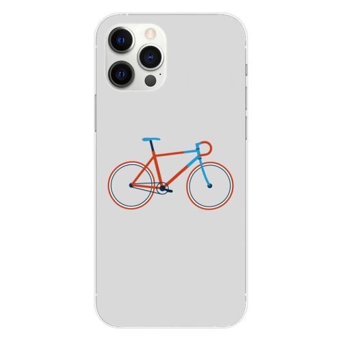 Coque En Silicone - Compatible Apple Iphone 12 Pro Max - Design Bike Color Hipster