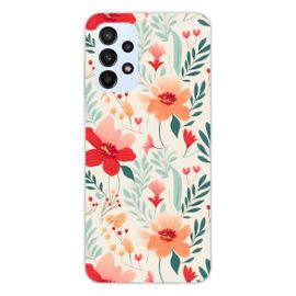 Coque En Silicone - Compatible Samsung Galaxy A23 4g, Samsung Galaxy A23 5g - Design Flower Wall