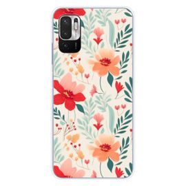 Coque En Silicone - Compatible Xiaomi Redmi Note 10 5g - Design Flower Wall