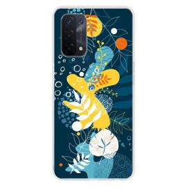 Coque En Silicone - Compatible Oppo A74 5g - Design Sea Flowers