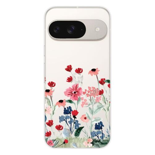 Coque En Silicone - Compatible Google Pixel 9 - Design Printemps En Fleurs