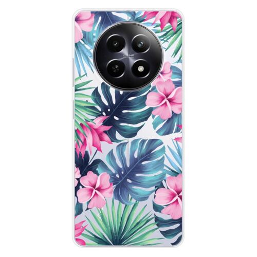 Coque En Silicone - Compatible Realme 12 5g - Design Tropical Aquarelle