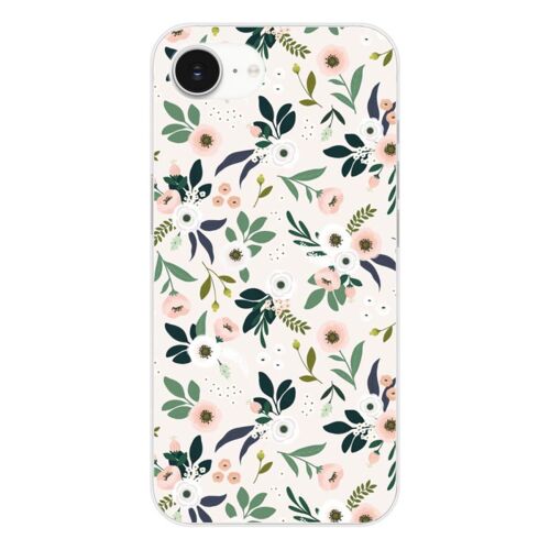 Coque en silicone - Compatible Apple iPhone 16e - design flowers