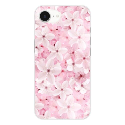 Coque en silicone - Compatible Apple iPhone 16e - design sakura