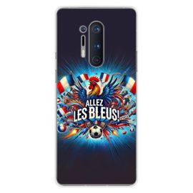 Coque En Silicone - Compatible Oneplus 8 Pro - Design Allez Les Bleus