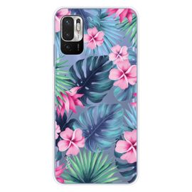 Coque En Silicone - Compatible Xiaomi Redmi Note 10 5g - Design Tropical Aquarelle