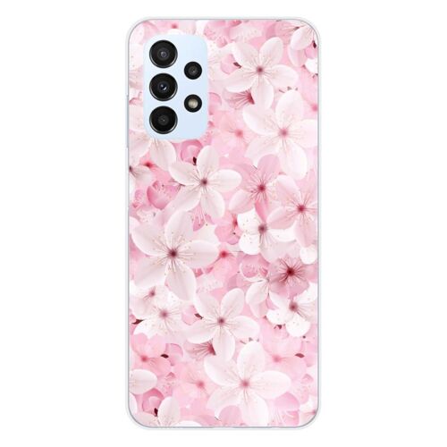 Coque En Silicone - Compatible Samsung Galaxy A23 4g, Samsung Galaxy A23 5g - Design Sakura