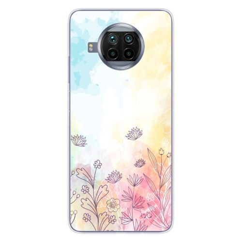 Coque En Silicone - Compatible Xiaomi Mi 10t Lite - Design Watercolor Flowers