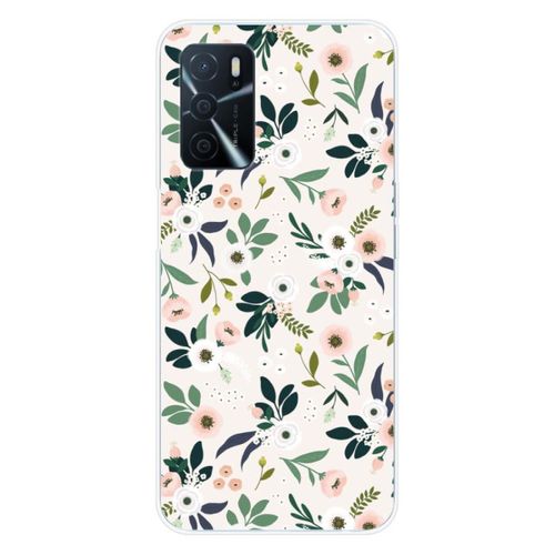 Coque En Silicone - Compatible Oppo A16 - Design Flowers