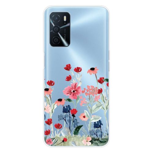 Coque En Silicone - Compatible Oppo A16 - Design Printemps En Fleurs